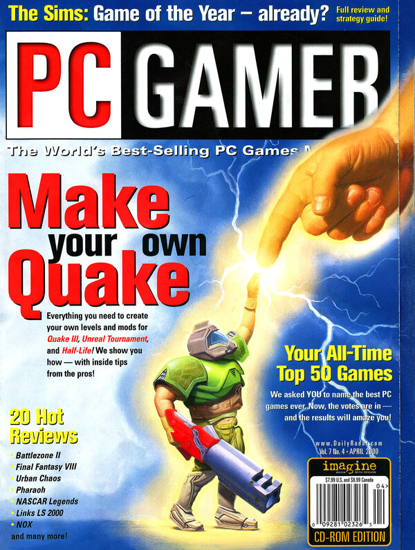 PC Gamer Issue 071 (April 2000) cover